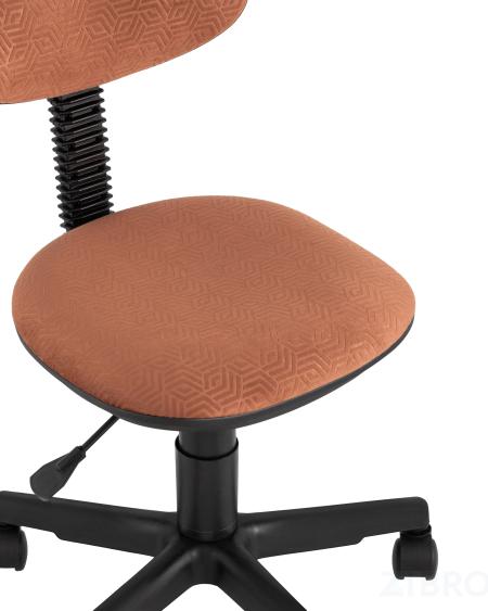 Компьютерное кресло детское УМКА геометрия терракотовый обивка ткань крестовина пластик механизм регулировки высоты 