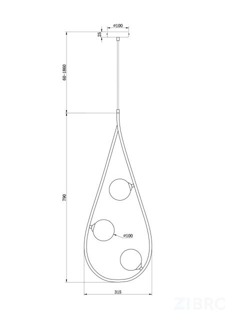 Люстра Freya FR4005PL-03B2 