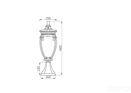 Ландшафтный светильник Outdoor O414FL-01GB 