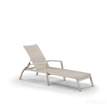 Шезлонг-лежак плетеный A30C-W85 Latte 