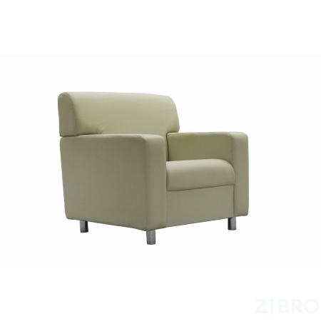 Кресло офисное Клерк 3 размер: 84 х 80 см, бежевый Ecotex 3014 