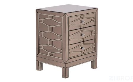 KFG046 Тумба зеркальная 3 ящика  51*42*65см 