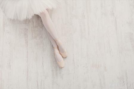 54STR-BALLET Холст "Балерина" 46х69 см, паспарту, багет кэнвес 