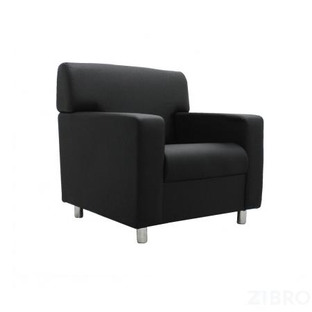 Кресло офисное Клерк 3 Размер: 84 х 80 см, черный Ecotex 3001 