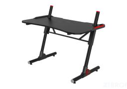 Стол геймерский компьютерный игровой для геймеров TopChairs Storm LED черный