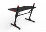 Стол геймерский компьютерный игровой для геймеров TopChairs Storm LED черный 