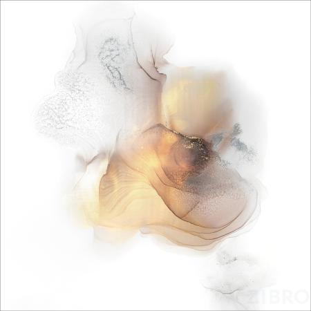 54STR-AQUARELLE5/ORG Постер "Лик нежности" 100*100см, багет зол. 