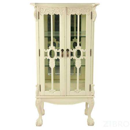 Витрина MK-CAB06/DISP MK-2467-IV 76х45х142 см Слоновая кость 