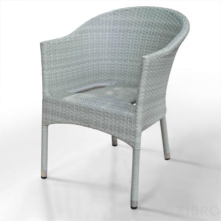 Кресло из искусственного ротанга - WS-2907W/White 