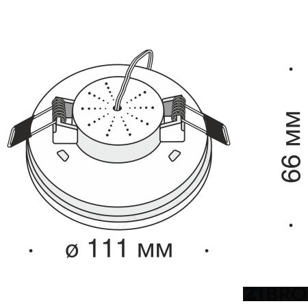 Встраиваемый светильник Technical DL296-6-6W-W 