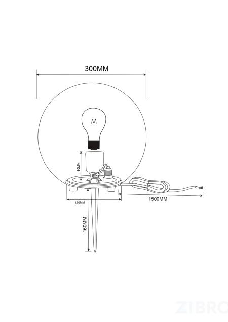 Ландшафтный светильник Outdoor O594FL-01W 