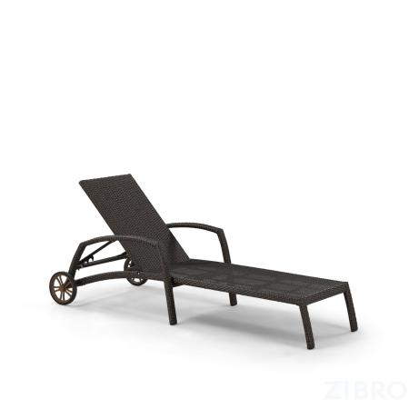 Шезлонг-лежак плетеный A35A-W53 Brown 