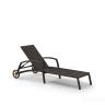 Шезлонг-лежак плетеный A35A-W53 Brown 