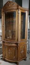 Витрина  MK-2403-AB 1-дверная 130х50х237 см Античный бежевый 