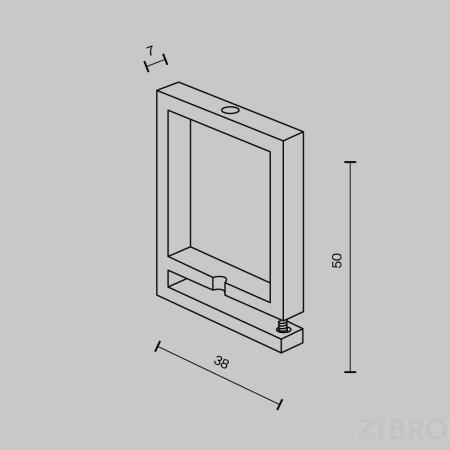 Комплектующие для текстильной подвесной системы Technical TRA130BS-B 