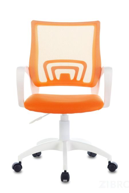 Бюрократ CH-W695NLT оранжевый TW-38-3 TW-96-1 сетка/ткань крестовина пластик пластик белый 