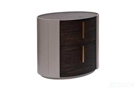 77IP-30200 Тумбочка 2 ящика темный шпон 59*43*55см 
