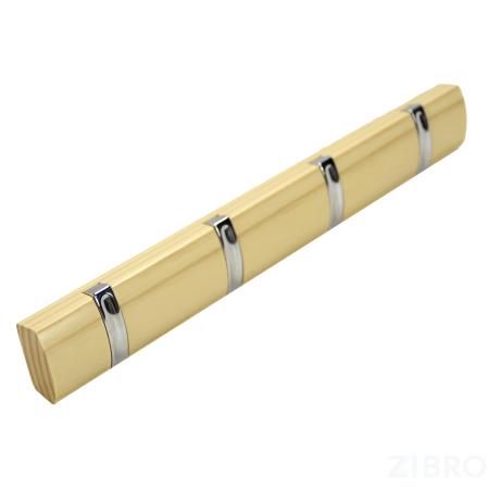 Вешалка  MK-2372-NL 37х3х6 см Натуральное дерево 