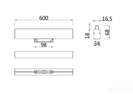 Трековый светильник Technical TR012-2-20W4K-W 