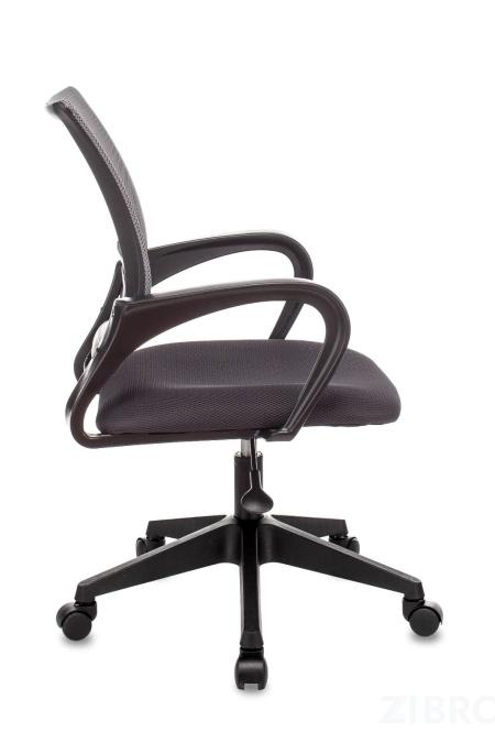 TopChairs ST-Basic офисное сетка/ткань серый крестовина пластик механизм Пиастра 