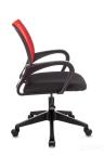 TopChairs ST-Basic офисное сетка/ткань красный крестовина пластик механизм Пиастра 