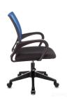 TopChairs ST-Basic офисное сетка/ткань синий крестовина пластик механизм Пиастра 