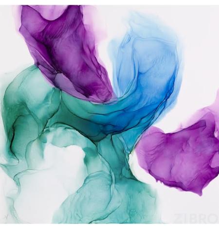89VOR-AQUARELLE38 Холст "Симфония чувств" 80*80см, багет белый 