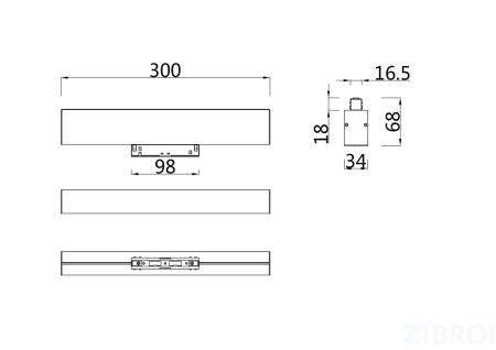 Трековый светильник Technical TR012-2-12W3K-W 
