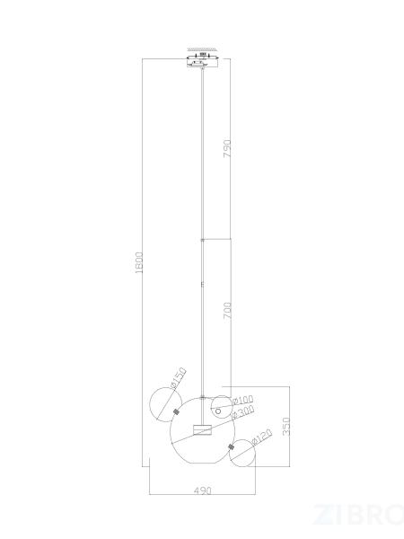 Подвесной светильник Freya FR5128PL-L10BS 