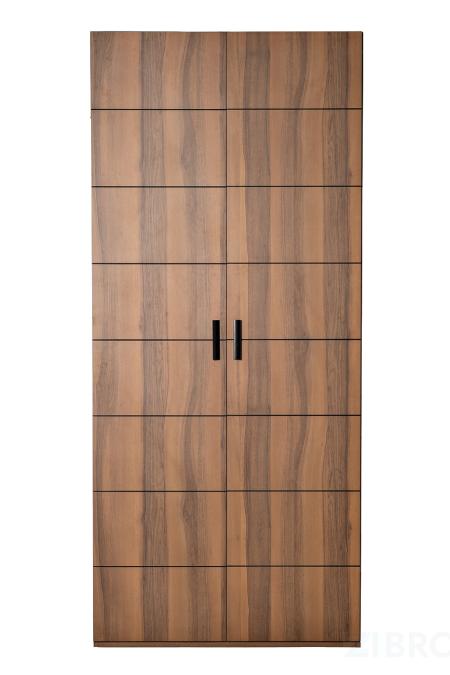 140SA-133OR Шкаф двухдверный с выдвижными ящиками цвет орех, дверцы глухие 