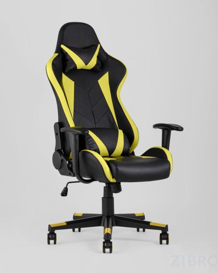 Компьютерное кресло TopChairs Gallardo желтое геймерское 
