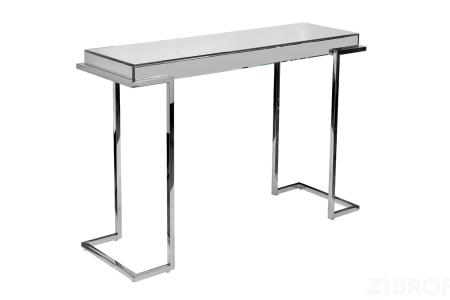 KFG129 Консоль зеркальная каркас н/ж сталь хром 116*39*79см 