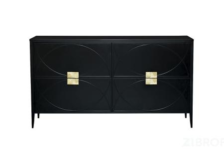 151SV-00001 Комод черный 160*90*40см 