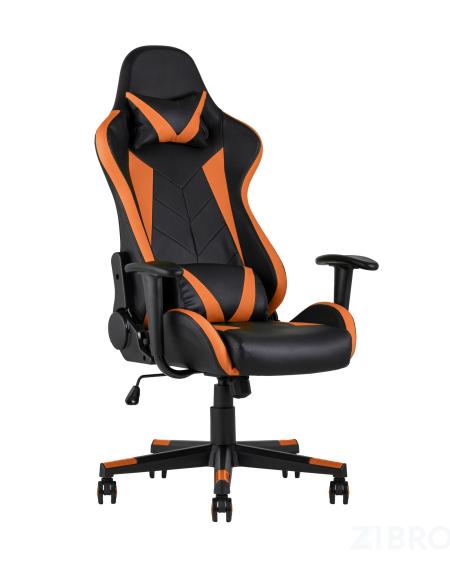 Компьютерное кресло TopChairs Gallardo оранжевое геймерское 