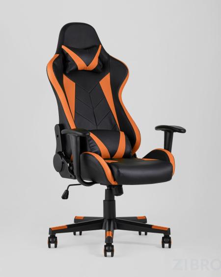 Компьютерное кресло TopChairs Gallardo оранжевое геймерское 