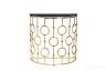 GY-CST8040GOLD Консоль стекло черн/золото 78*40*77см 