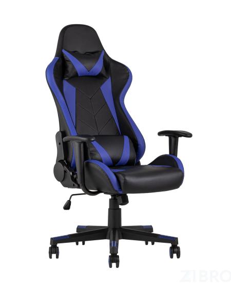 Компьютерное кресло TopChairs Gallardo синее геймерское 