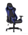 Компьютерное кресло TopChairs Gallardo синее геймерское 