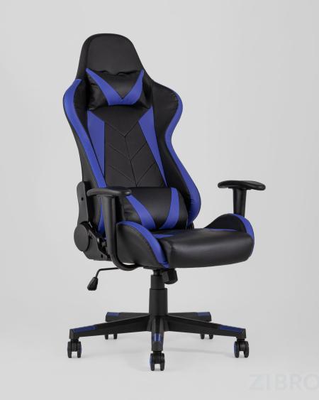 Компьютерное кресло TopChairs Gallardo синее геймерское 
