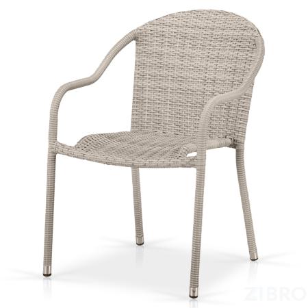 Плетеное кресло AFM-318G-Light Grey 
