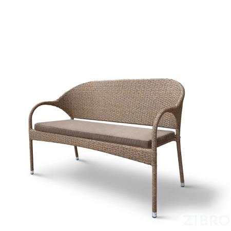Плетеный диван S70B-W56 Light Brown 