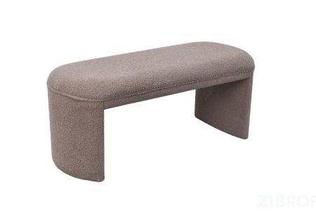 N-55700 Банкетка TEDDY серая 108*43*45см 