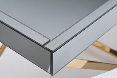 KFG134 Стол сервировочный матовый, н/ж сталь золото 80*55*67см 