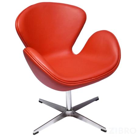 Кресло SWAN STYLE CHAIR красный 