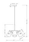 Подвесной светильник Freya FR4004PL-03WB 