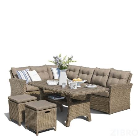 Комплект плетеной мебели AFM-307G-Grey 