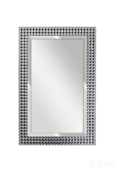 50SX-19003/1 Зеркало прямоуг. в раме с кристаллами 65*100*2,3см 