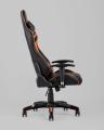 компьютерное TopChairs Corvette оранжевое геймерское 