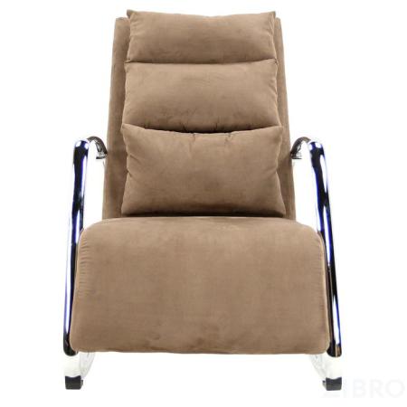 Кресло-качалка Колиос MK-5509-BR 125х62х80 см Коричневый 