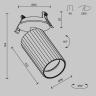 Встраиваемый светильник Technical C110CL-01-GU10-W 